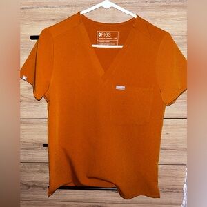 Figs Catarina scrub top in Atlantic Fall